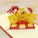 Handmade 3d Pop Up Birthday Card Mother's Day Father's Day Wedding Anniversary Valentines Graduation Pass Exam Driving License Dragon Palace