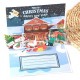 Handmade 3D Pop up Xmas Card Merry Christmas Happy New Year Santa Claus Reindeer Snowman Elf Penguin Angel House Gift Seasonal Greetings Celebrations Card