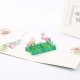 Handmade 3d Pop Up Birthday Card Wedding Anniversary Valentines Mother's Day Engagement Holiday Country Garden Wild Life Flamingo Invitation