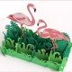 Handmade 3d Pop Up Greeting Card Pink Flamingo Bird Birthday, Christmas, Valentines Day, Mother's Day Papercraft Gift