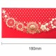 6 Gold Leaf Flower Laser Cut Red Money Envelope, Hong Bao,wedding,anniversary,birthday,graduation,baby Birth,new Year,christmas