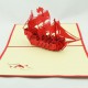 Handmade 3d Pop Up Card Medieval Galleon Sailing Ship Spanish Armada Birthday Card, Christmas Card, Wedding Anniversary, New Year, Valentines Day, Mother's Day, Father's Day, Graduation, Retirement And All Occasions