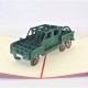 Handmade 3D pop up card SUV 4x4 off roader vehicle car birthday wedding anniversary father's day graduation mother's day