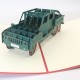 Handmade 3D pop up card SUV 4x4 off roader vehicle car birthday wedding anniversary father's day graduation mother's day