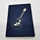 Handmade 3D Pop Up Card Guitar Happy Birthday Wedding Anniversary Valentine's Day Father's Day Graduation Blank Greetings Music Gift