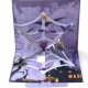 Handmade 3d Pop Up Halloween Card Spider Web Bat Tomb Haunted House Greeting Card Kid Child Origami Papercraft Gift