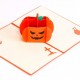 Handmade 3d Pop Up Popup Greeting Card Halloween Pumpkin For Him, Her, Friend, Family