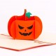 Handmade 3d Pop Up Popup Greeting Card Halloween Pumpkin For Him, Her, Friend, Family