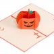 Handmade 3d Pop Up Popup Greeting Card Halloween Pumpkin For Him, Her, Friend, Family