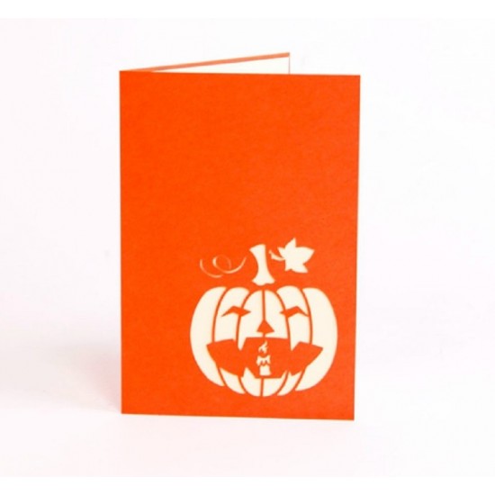 Handmade 3d Pop Up Popup Greeting Card Halloween Pumpkin For Him, Her, Friend, Family