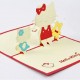 Handmade 3d Pop Up Birthday Card Japanese Sanrio Hello Kitty Cartoon Manga Comic,wedding Anniversary,valentines Day,mother's Day Papercraft