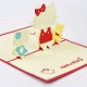 Handmade 3d Pop Up Birthday Card Japanese Sanrio Hello Kitty Cartoon Manga Comic,wedding Anniversary,valentines Day,mother's Day Papercraft