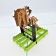 Handmade 3d Pop Up Card Birthday Horse Riding Jockey Green Field Wedding Anniversary Valentine's Day Father's Day Mother's Day Graduation New Job Pass Exam Greetings