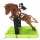 Handmade 3d Pop Up Card Birthday Horse Riding Jockey Green Field Wedding Anniversary Valentine's Day Father's Day Mother's Day Graduation New Job Pass Exam Greetings