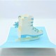 Handmade 3d Pop Up Xmas Card Ice Skating Shoes Winter Happy Christmas Gift,ornament,decoration,origami Seasonal Greetings