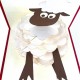 Handmade 3D Popup Card Lamb Sheep Birthday, Easter, Anniversary, Valentines Day, New Baby Birth, Baby Shower, Father's Day, Mother's Day Celebration Blank Card