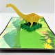 Handmade 3D Pop Up Card,long Neck Dinosaur Brachiosaurus,birthday Card,father's Day,wedding Anniversary,valentine's Day,moving,leaving Card