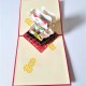 Handmade 3D Pop Up Card Money cat good luck cat Birthday New Baby Anniversary New home Housewarming Valentine's day New Job Mother's day blank friendship 