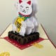 Handmade 3d Pop Up Popup Greeting Card Birthday Christmas Xmas New Year Eve Valentines Day Mother's Day Father's Day Love Friendship Japanese Kawaii Maneki-neko Lucky Charm Papercraft Gift