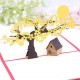 Handmade 3d Pop Up Card Birthday Wedding Anniversary Mid Autumn Festival New Home Housewarming Vacation Holiday Park Cottage Farmhouse Party