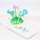 Handmade 3d Pop Up Card Morning Glory Flower Birthday Anniversary Mother's Day Thank You Get Well Greetings