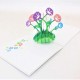 Handmade 3d Pop Up Card Morning Glory Flower Birthday Anniversary Mother's Day Thank You Get Well Greetings