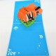 Handmade 3d Pop Up Birthday Card Nemo Sea Ocean Underwater Fish Papercraft Laser Cut Origami Kirigami Home Housewarming Friend Partner Love