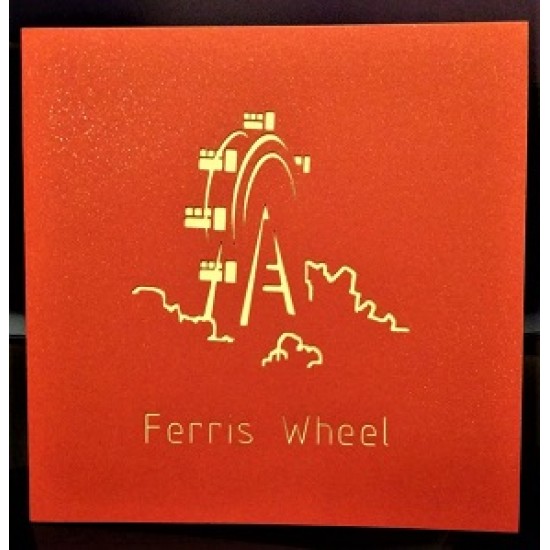 Handmade 3d Pop Up Birthday Card Ferris Wheel Valentines,wedding Anniversary,father's Day,mother's Day,thank You,graduation,party Invitation