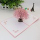 Handmade 3d Pop Up Card Cherry Blossom Pink Sakura Birthday,mother's Day,valentines Day,mother's Day,wedding Anniversary Desk Ornament Gift