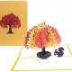 Handmade 3d Pop Up Birthday Card Oak Tree Squirrel Valentines Day Greeting Card Mother's Day Wedding Anniversary Seasonal Picnic