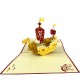 Handmade 3d Pop Up Card One Piece Going Merry Boat Birthday Card Father's Day Wedding Anniversary Kids Child Birthday Party Invitation Gift