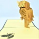 Handmade 3d Pop Up Card Barn Owl Happy Birthday,wedding Anniversary,graduation,valentine's Day,retirement,halloween,blank Greetings