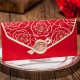 6 Gold Leaf Peony Flower Seal Logo Red Money Envelope Hong Bao,wedding,anniversary,birthday,graduation,new Year,bridal Shower,thank You Gift