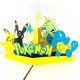 Handmade 3d Pop Up Card PokÃ©mon Pocket Monsters Birthday Kid Child Party Invitation Anniversary Mother's Day Father's Day Valentine's Day