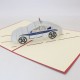 Handmade 3d Pop Up Card Police Car Birthday Father's Day Graduation Valentines Day Wedding Anniversary Papercraft Laser Cut Origami Kirigami