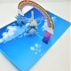 Handmade 3D Pop Up Card Unicorn Rainbow Happy Birthday,wedding Anniversary,valentine's Day,new Year,baby Birth Shower Greetings Celebrations Congratulations