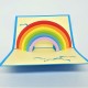 Handmade 3d Pop Up Card,rainbow,hope,nhs Thank You Card,happy Birthday Card,wedding Anniversary Card,sympathy Card,lgbtq,peace,father's Day Card