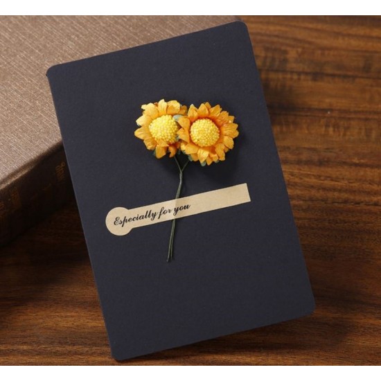 Sunflower Greeting Card Birthday Mother's Day Father's Day Wedding Gift Anniversary Valentines Graduation Thank You Sympathy Get Well