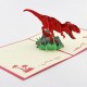 Handmade 3d Pop Up Birthday Card Jurassic Dinosaur Baby Birth Wedding Anniversary Valentines Father's Day Mother's Day Thank You Halloween