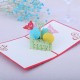 Handmade 3d Pop Up Easter Card Vintage Country Butterfly Egg Festival Laser Cut Papercraft Origami Gift Friendship Love Family Housewarming