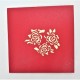 Handmade 3d Pop Up Card Birthday Valentine's Day Mother's Day Wedding Anniversary Red Rose Flower Vase Seasonal Greeting Card