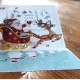 3d Pop Up Christmas Xmas Card, Santa Claus Reindeer Sledge Greeting Card Love Family Friendship