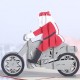 Christmas 3d Greeting Card, 3d Pop Up Popup Xmas Santa Claus Bike Cards Handmade Papercraft Motorbike Sessional Cards Father Christmas