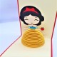 Handmade 3d Pop Up Birthday Card Snow White Fairytale Princess Love Baby Birth Bridal Shower Wedding Anniversary Valentines Halloween Mother's Day Proposal Tea Party Invitation