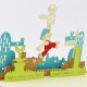 Handmade 3d Pop Up Greeting Card Birthday Christmas New Year Valentines Day Father's Day Mother's Day Kid Party Invitation Cartoon Pc Game Super Mario Brother Papercraft Gift