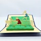 Handmade 3D Pop Up Card Play Tennis Court Birthday Wedding Anniversary Valentine's Day Father's Day Mother's Day Wimbledon Sport