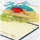 Handmade 3d Pop Up Popup Greeting Card The Potala Palace Birthday Christmas Wedding Anniversary Engagement Valentines Day New Year Eve Party Invitation Father's Day Mother's Day Baby Shower Gift