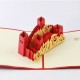 Handmade 3d Pop Up Card Birthday Great Wall Valentines Wedding Anniversary Holiday Housewarming Mountains Castle Army Antique Party New Home