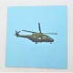 Handmade 3d Pop Up Card Helicopter Military Happy Birthday,wedding Anniversary,valentine's Day,pass Pilot Exam,air Force,graduation,father's Day,greetings