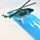 Handmade 3d Pop Up Card Helicopter Military Happy Birthday,wedding Anniversary,valentine's Day,pass Pilot Exam,air Force,graduation,father's Day,greetings